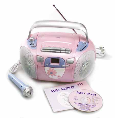 barbie cd player with microphone