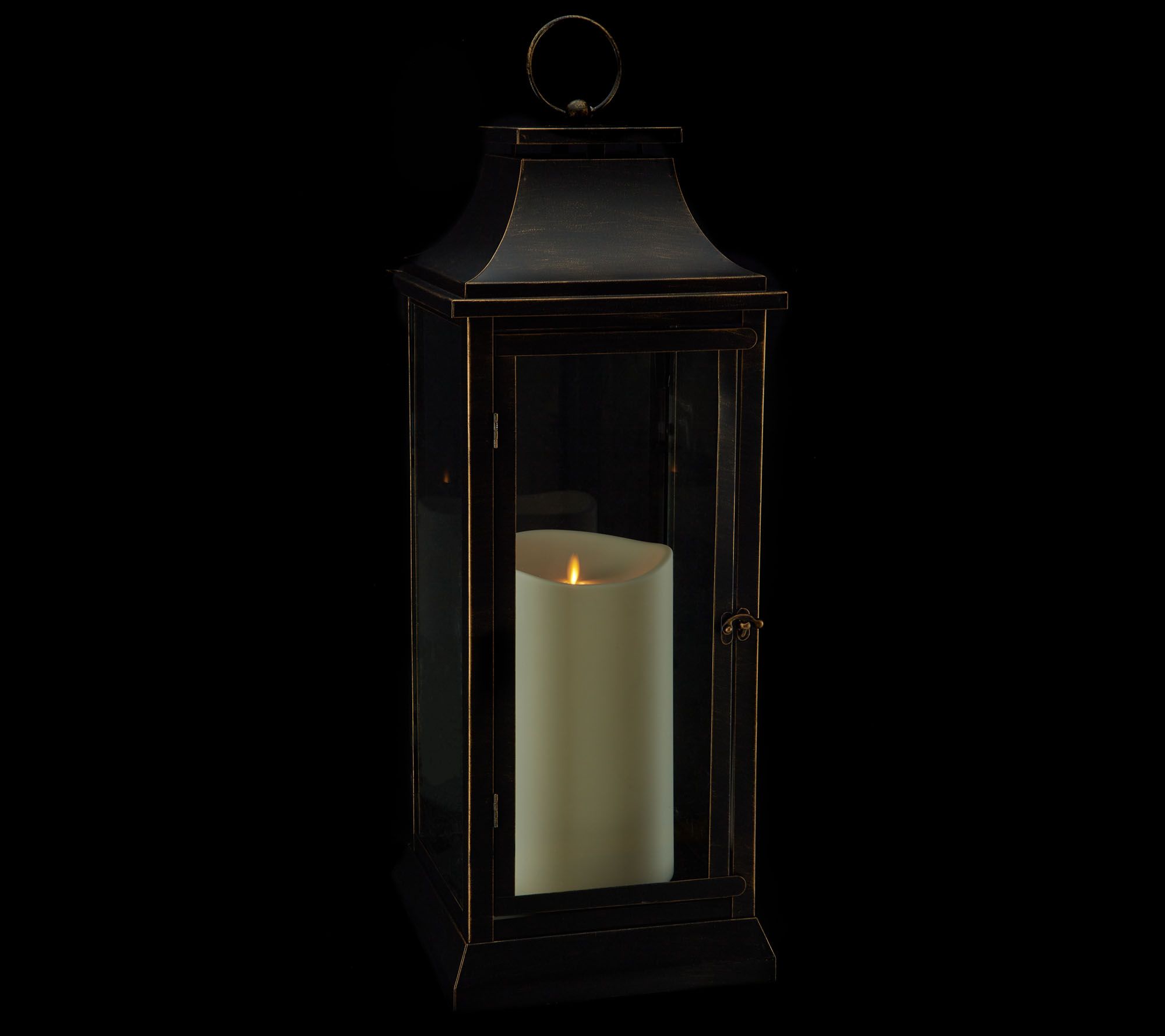 Luminara Heritage Lantern With X Outdoor Candle W Remote