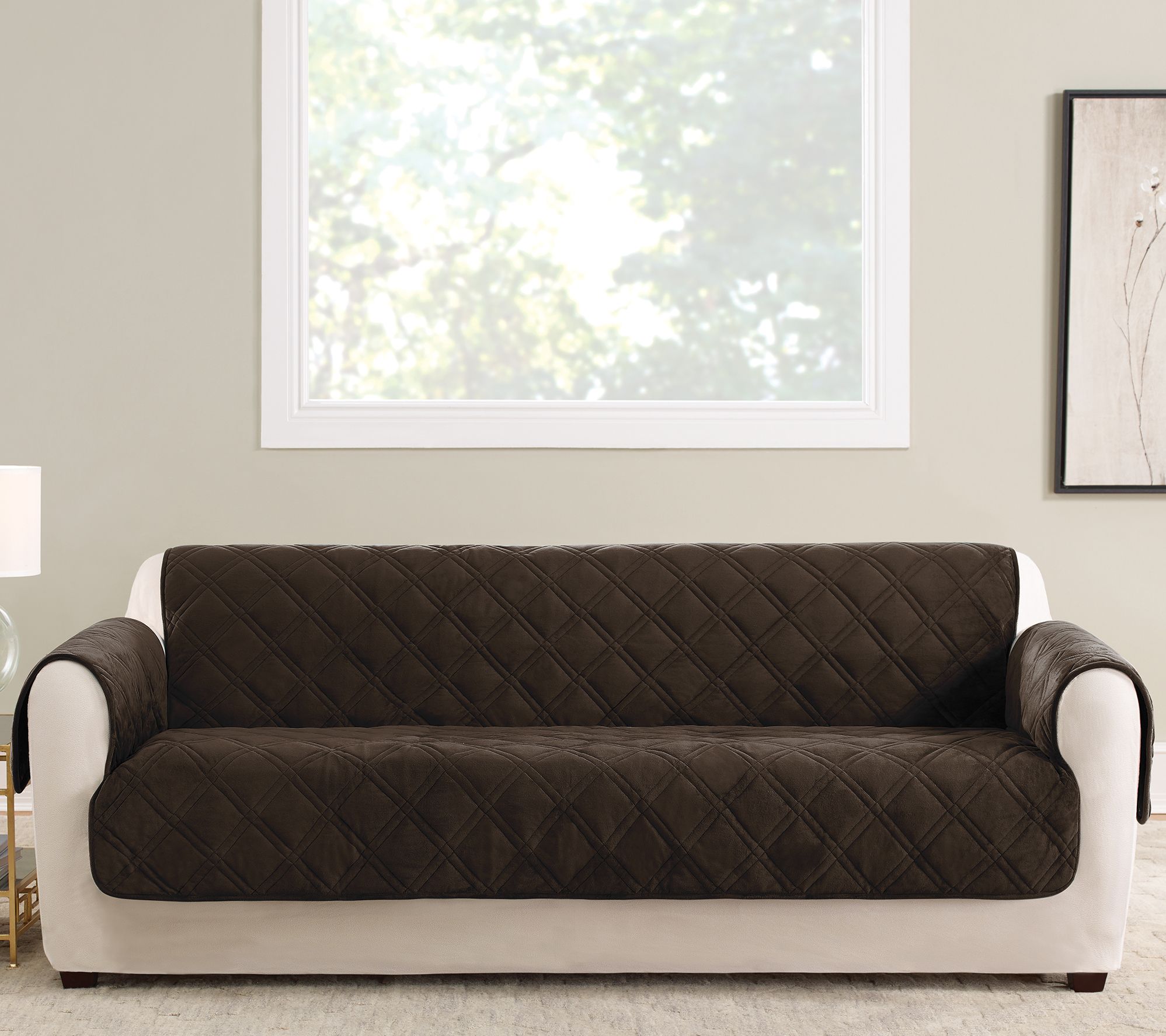 (QVC) Sure Fit Triple Protection Furniture Cover