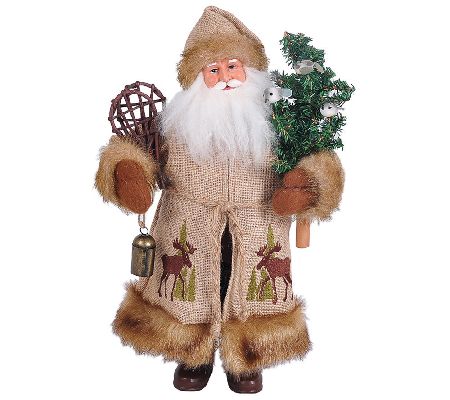 15" Woodsy Santa by Santa&rsquo;s Workshop - Page 1 — QVC.com