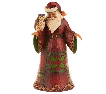 jim shore heartwood creek african santa stone resin figurine