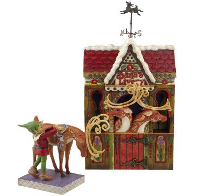 jim shore santa workshop