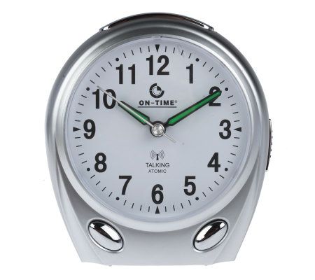 clock talking atomic alarm qvc instructions