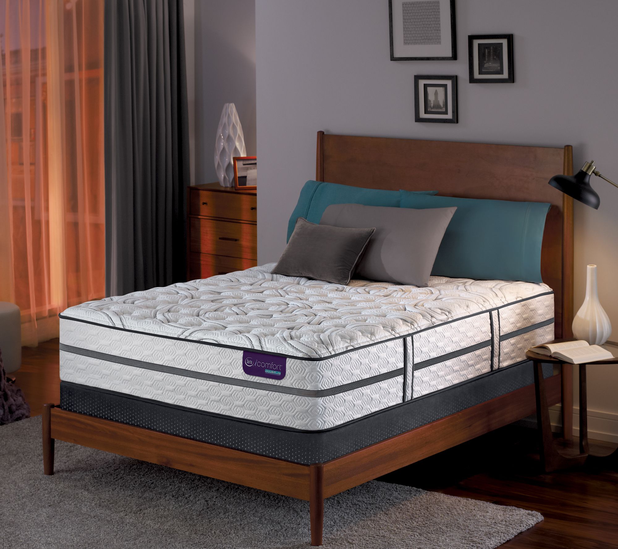 Serta Icomfort Hybrid Vantage Ii Firm Queen Mattress Set — Qvc.com