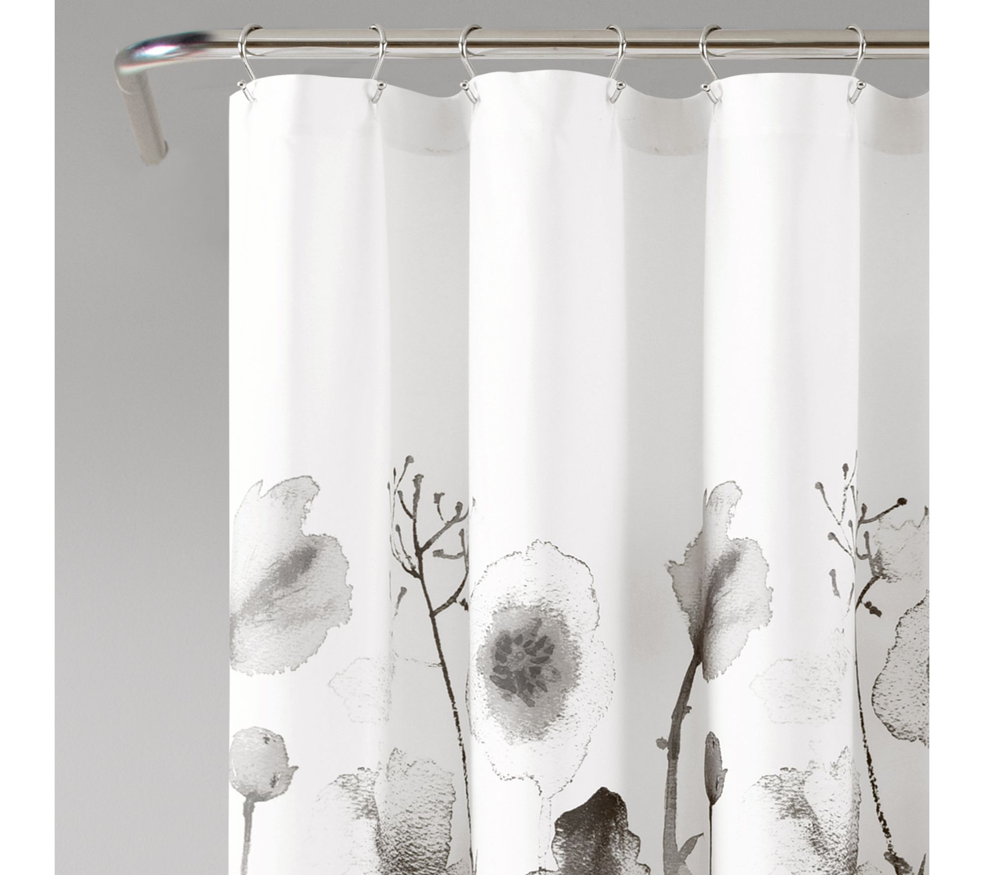 Zuri Flora Shower Curtain Single X By Lush Decor Qvc