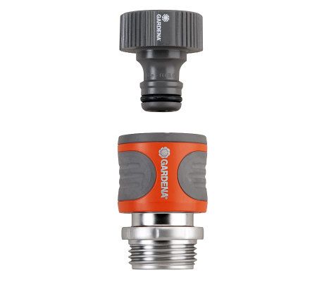 Gardena Premium Tap-to-hose Connector — Qvc.com