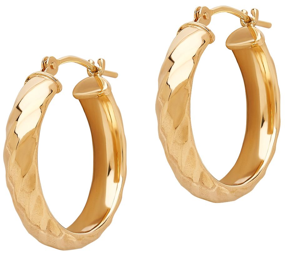 EternaGold Twisted Hoop Earrings, 14K Gold — www.bagssaleusa.com/louis-vuitton/