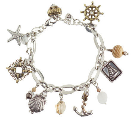 nantucket brighton charm bracelet qvc