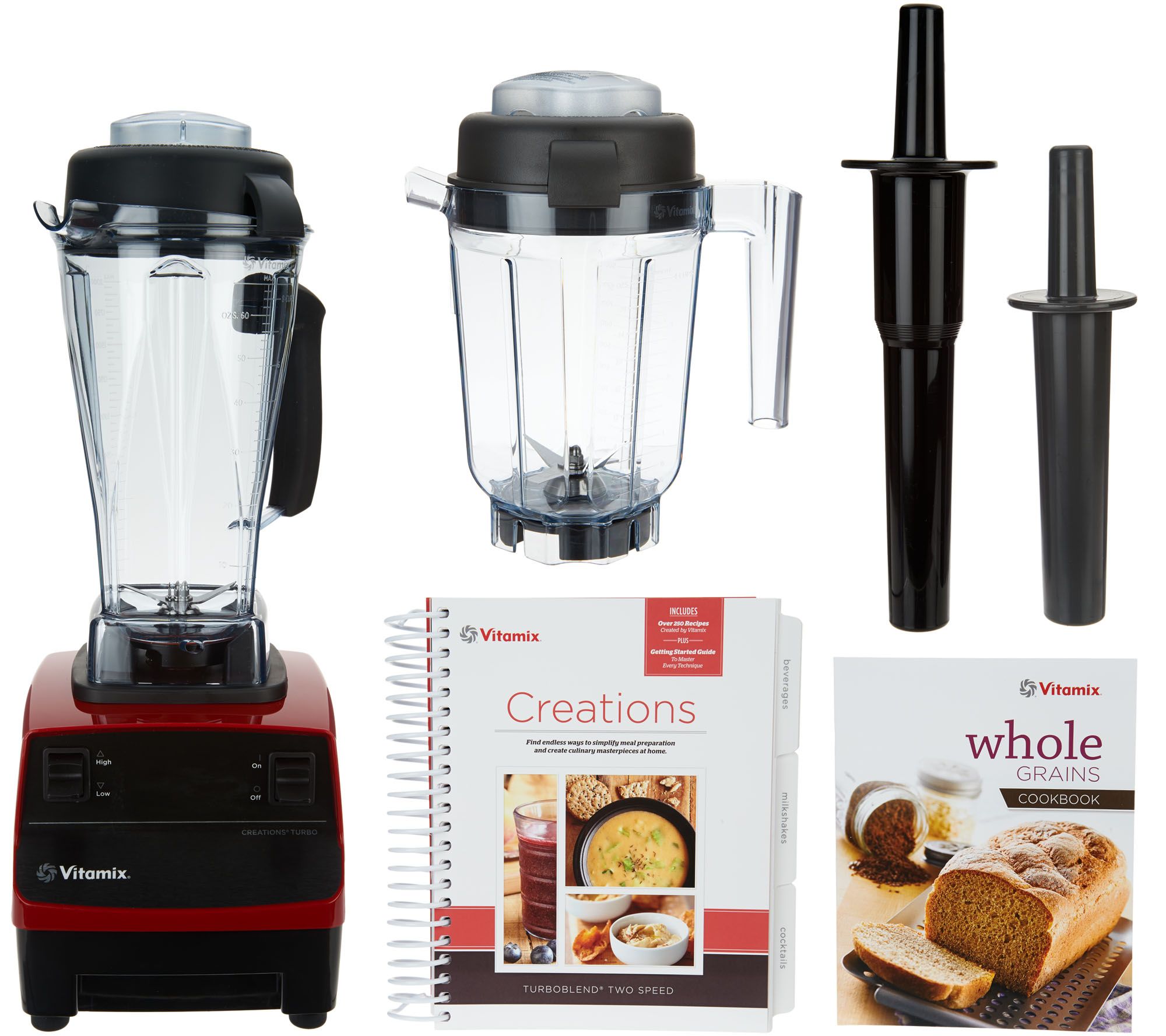 Vitamix Turbo Blend 16-in-1 64oz 2-Speed Blender w/ 32oz Dry Container