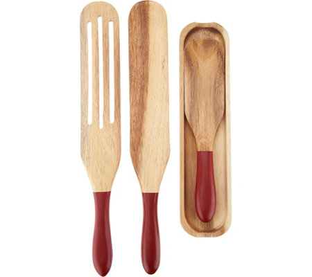 spurtle hungry mad acacia wood piece qvc