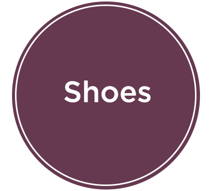shoes with qc logo