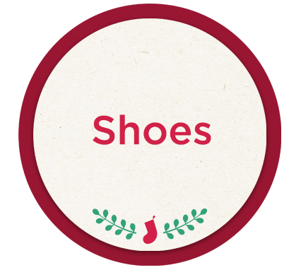 shoes with qc logo