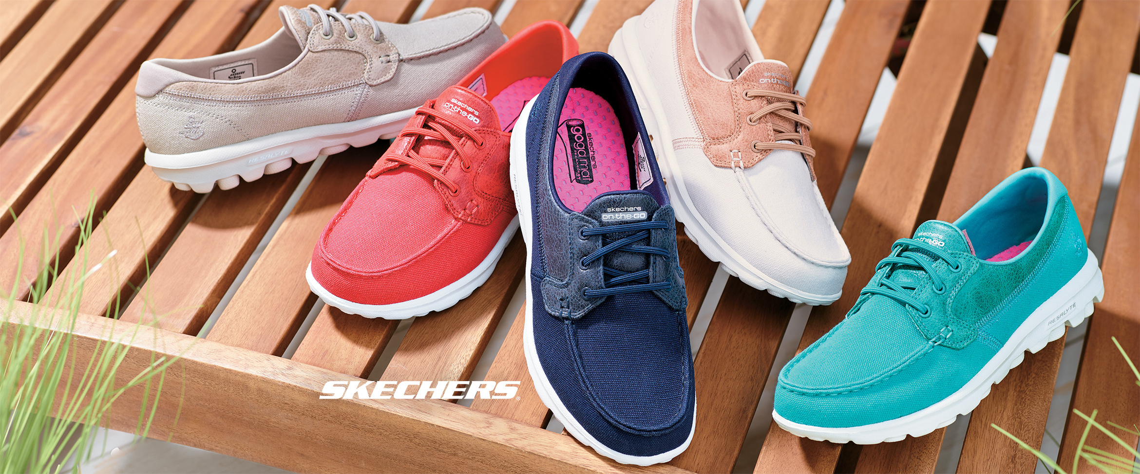 QVC) Skechers On-the-GO Boat Shoes with Mat Seaside –