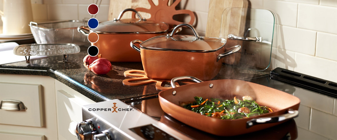 copper chef pan set 7 qvc copper chef 10 cerami tech non stick cookware copper chef pan set 7 qvc copper chef 10 cerami tech non stick cookware