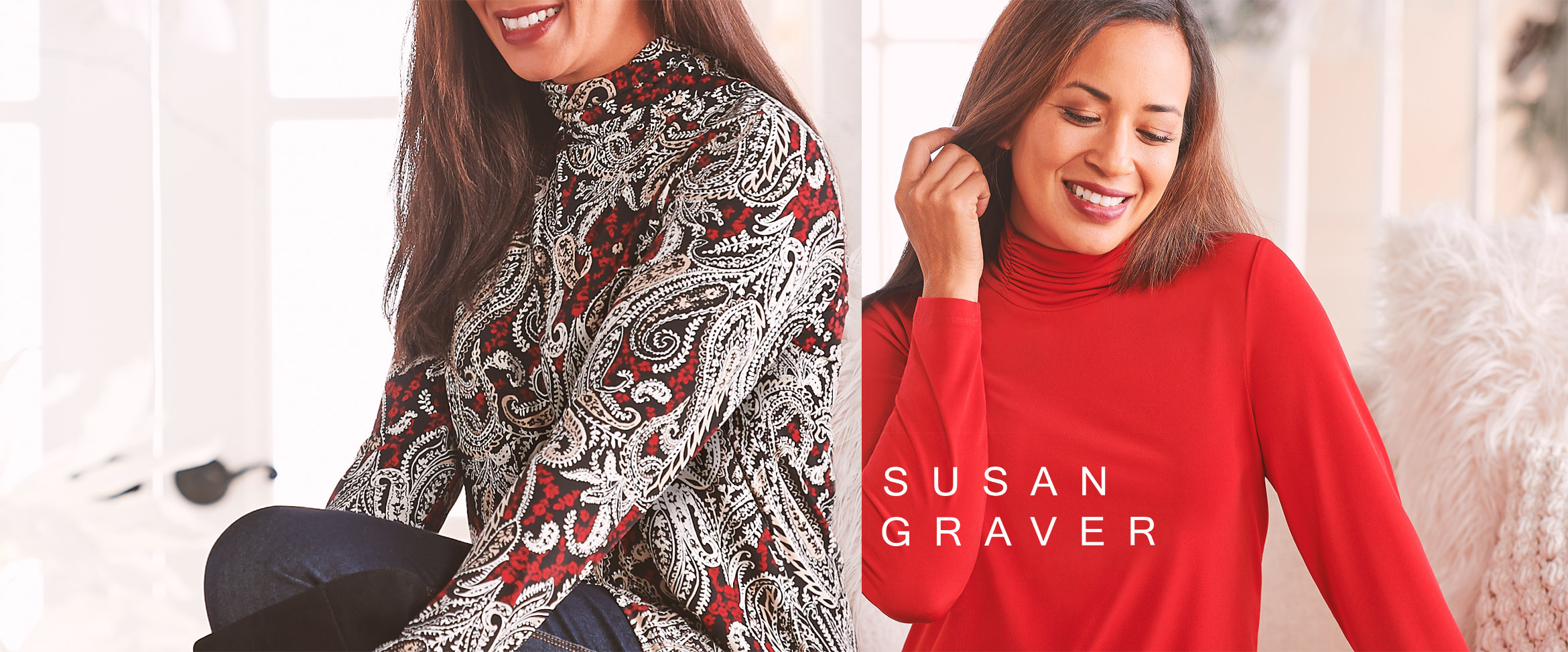 qvc susan graver turtlenecks