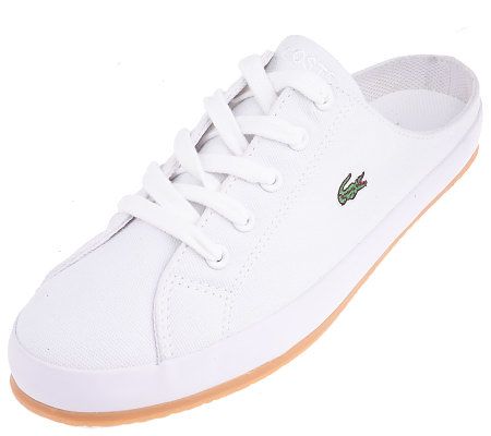 mule canvas sneakers