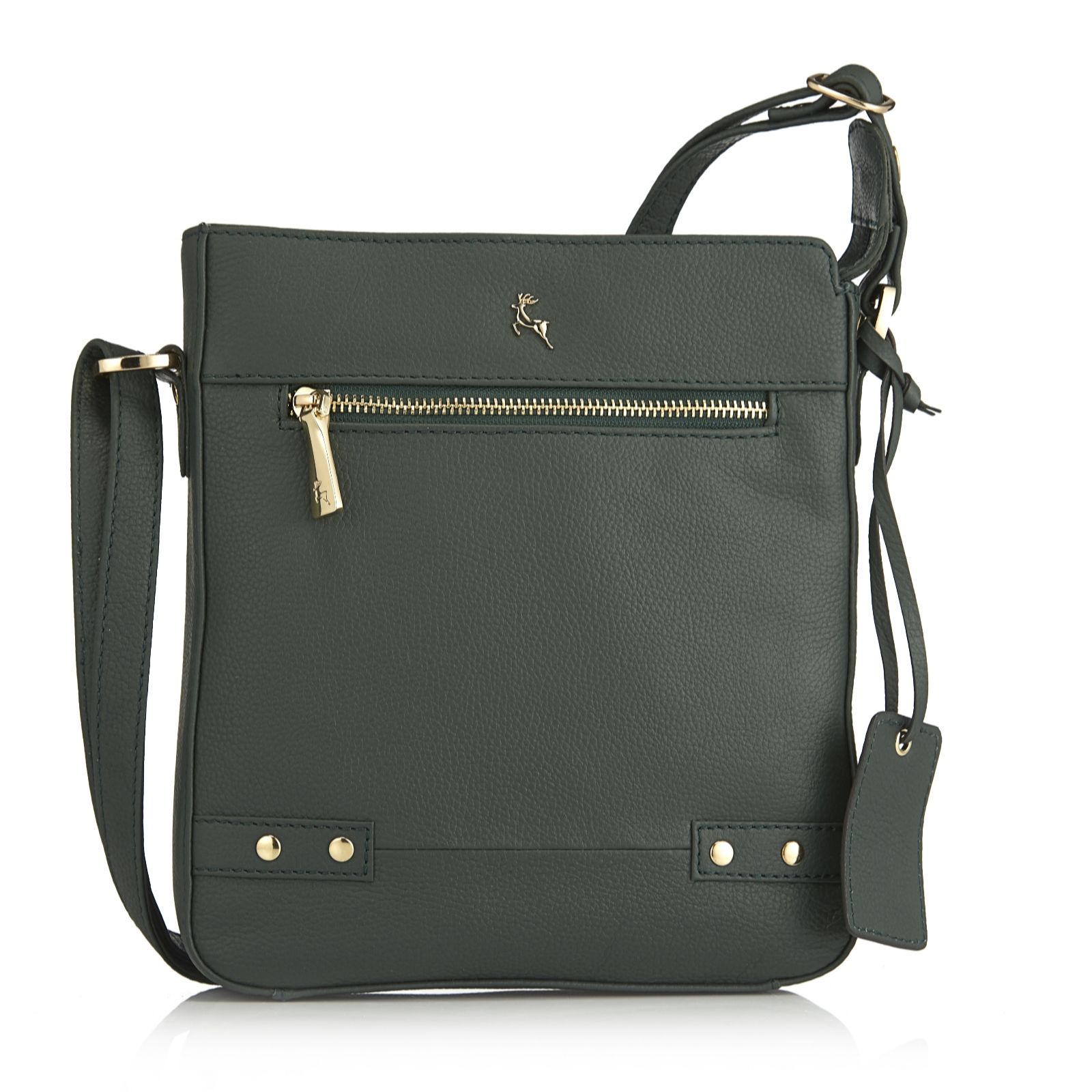 Ashwood Leather Crossbody Bag with Adjustable Strap - QVC UK