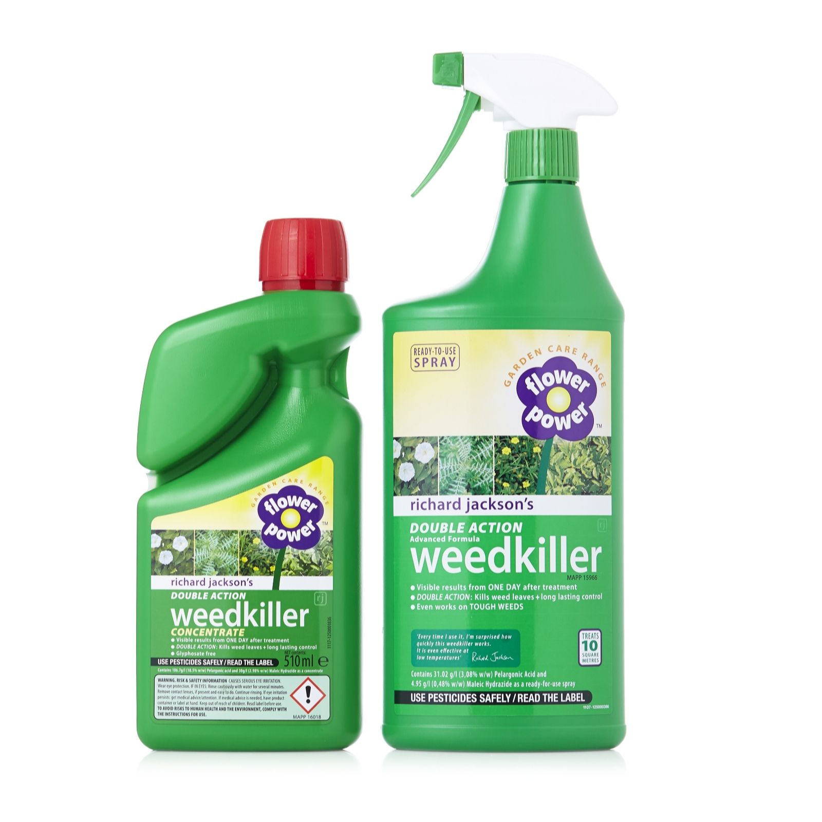 Richard Jackson's Weedkiller 510ml Concentrate with 1 Litre RTU Sprayer