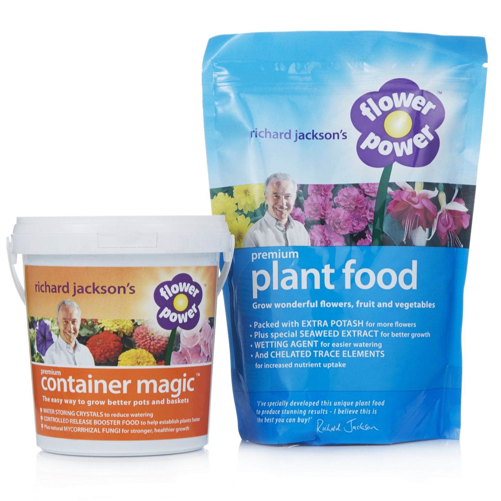 Richard Jackson's 750g Flower Power & 500g Container Magic - QVC UK