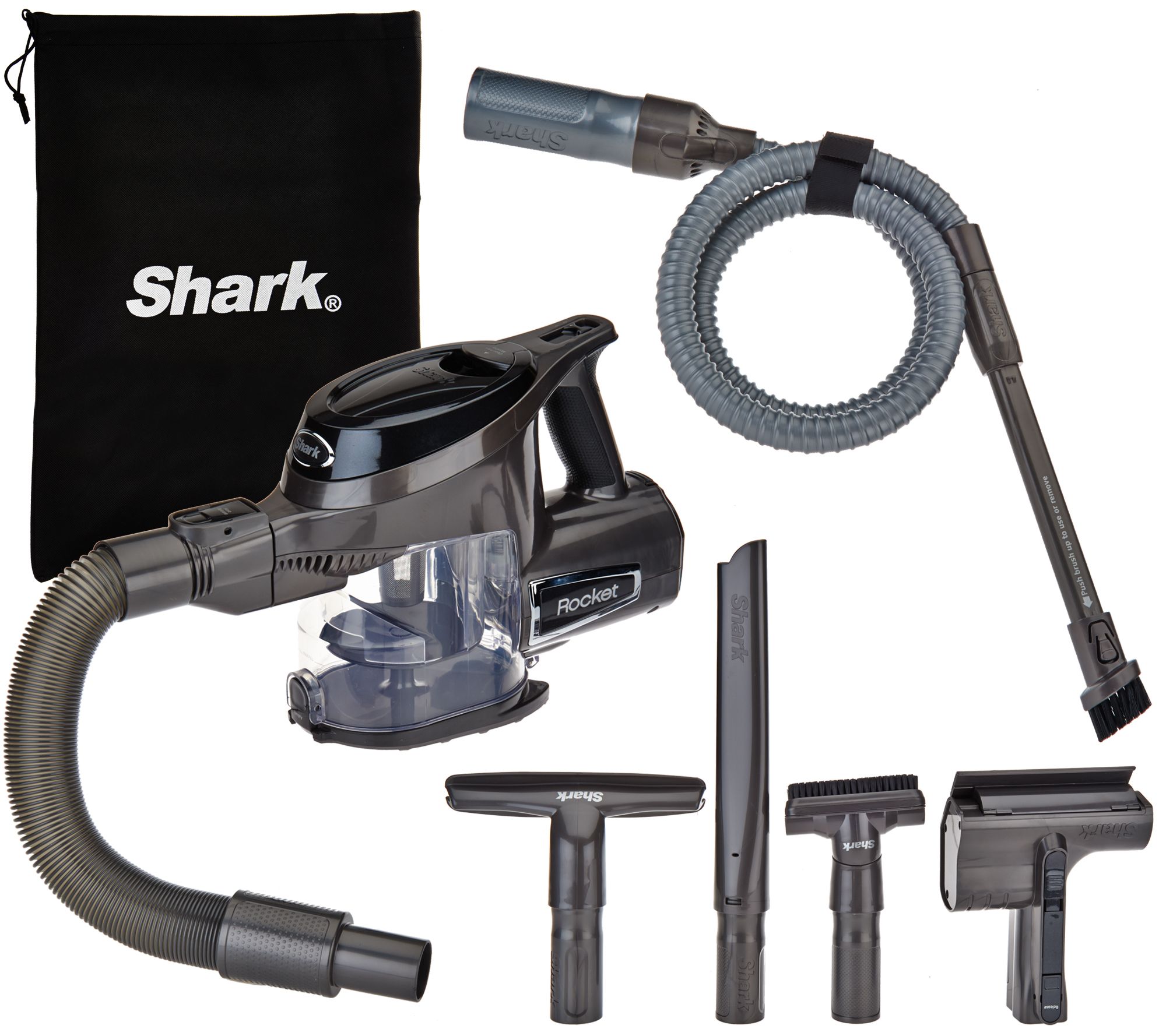 Shark Rocket Handheld Vacuum with Home & Car Detail Kit ...