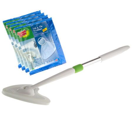 scotch brite tile scrubber