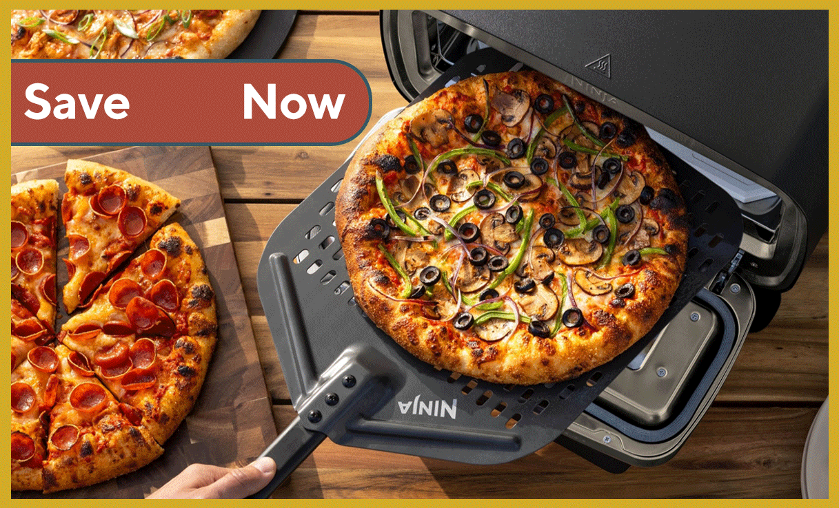 Spread the cost of the Ninja Artisan Electric Outdoor Pizza Oven & Air Fryer with Serveware Accessories MO201UK