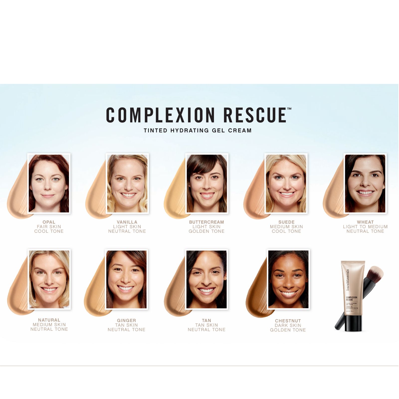 Bareminerals Complexion Rescue Shade Chart