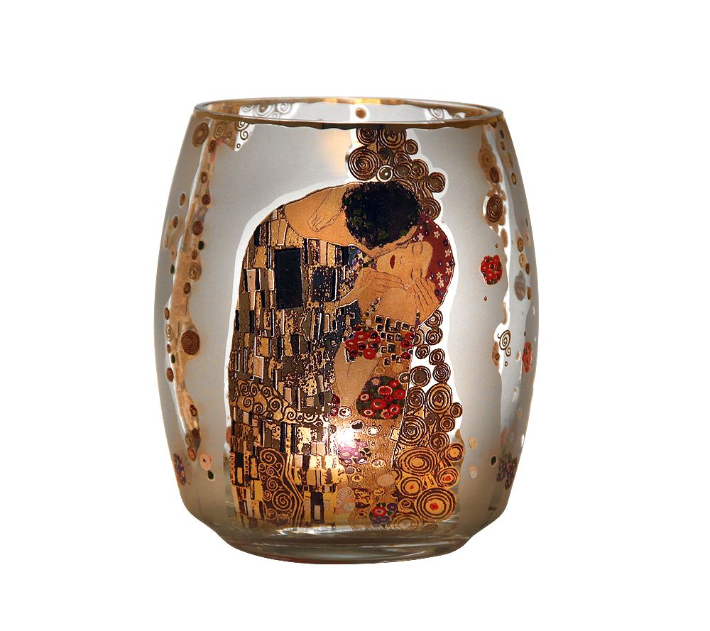 Goebel Gustav Klimt Der Kuss Glaswindlicht 13 5cm Page 1 Qvc De