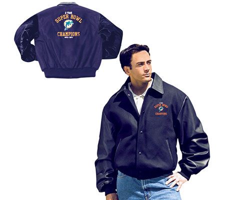 NFL Miami Dolphins Super Bowl Champions VarsityJacket 