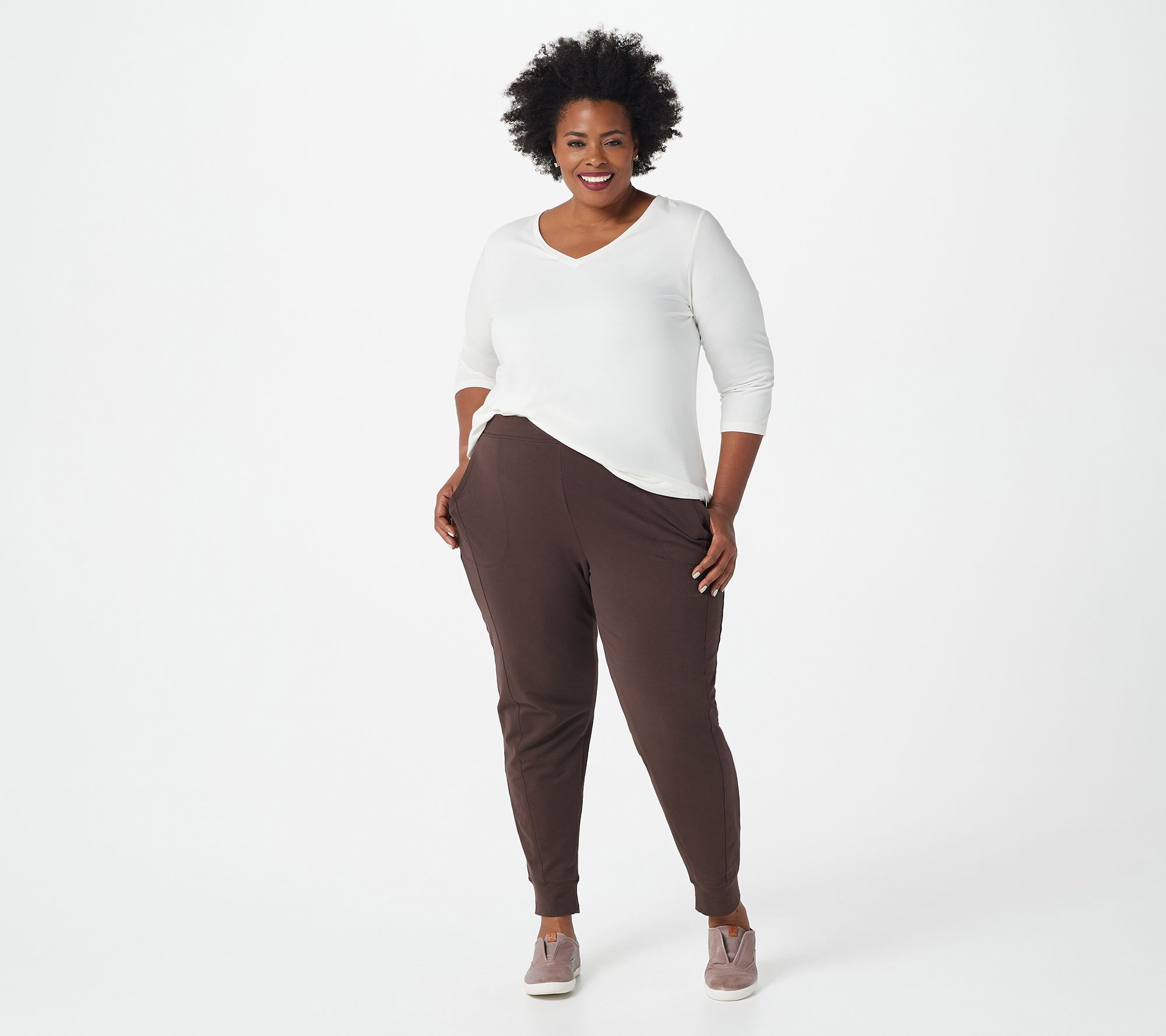 Plus Size Tracey French Terry Jogger Pants