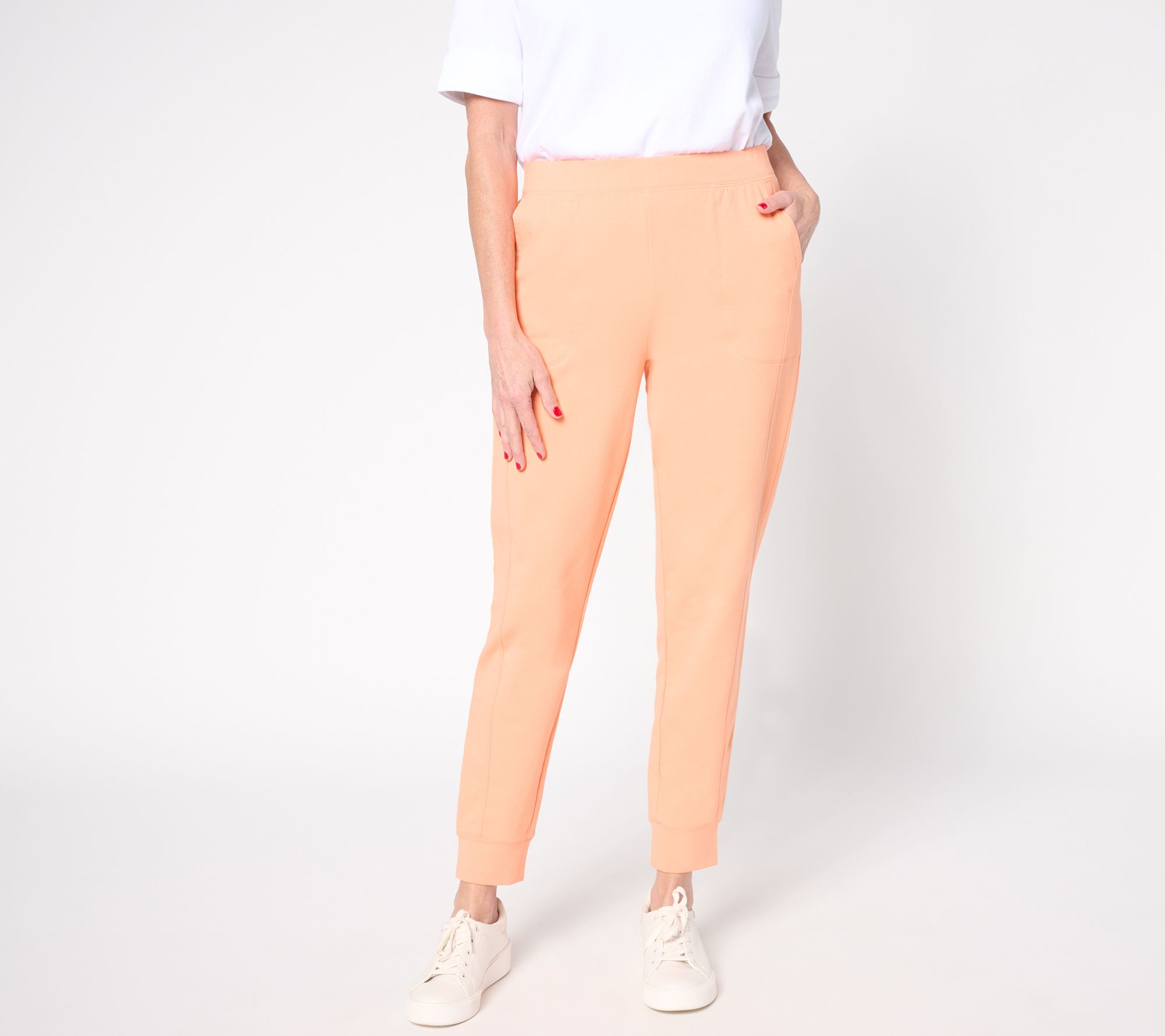 Denim & Co. Active Petite French Terry Joggers