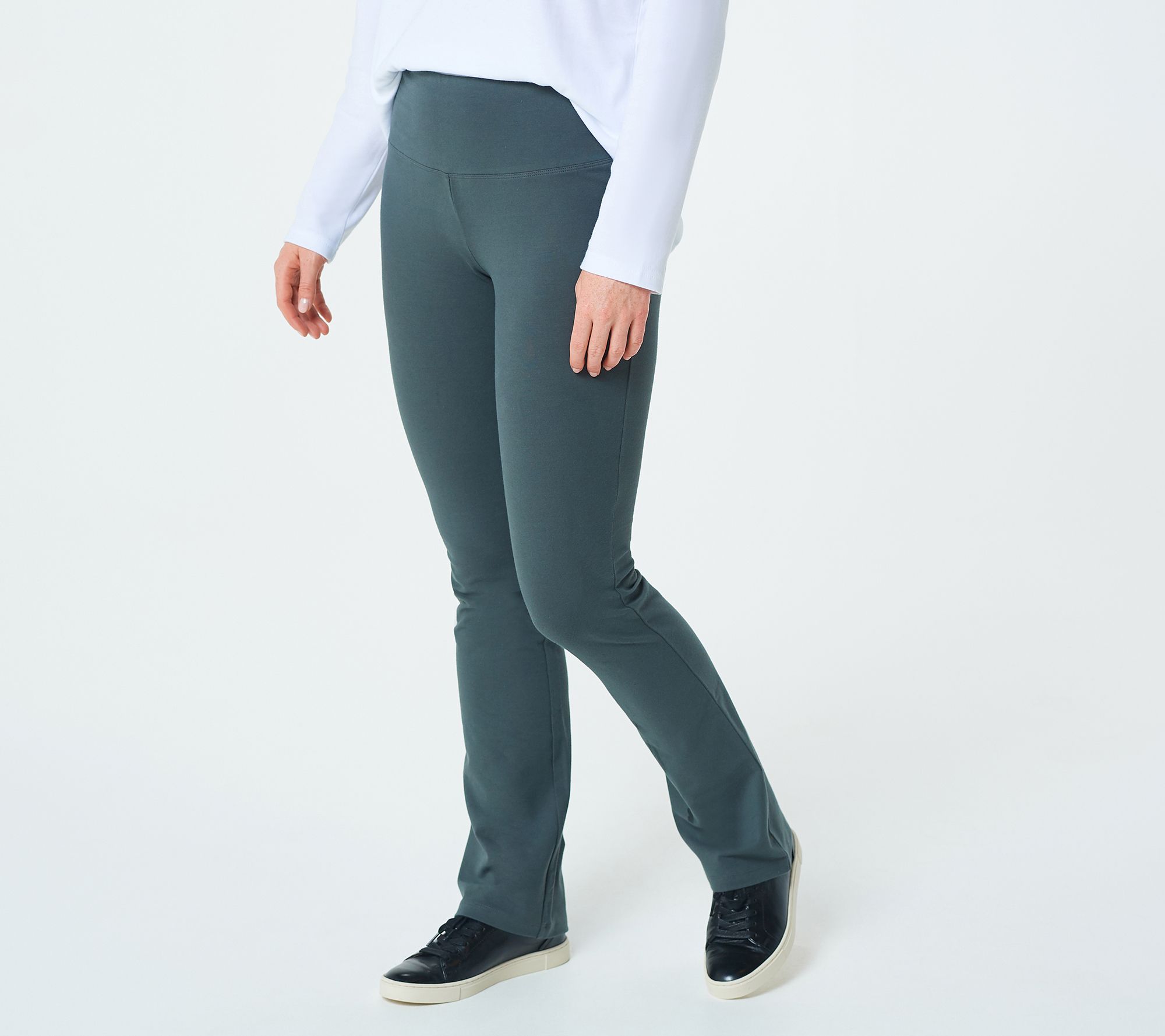 Women with Control Regular Tummy Control Baby Bell Pants - QVC.com