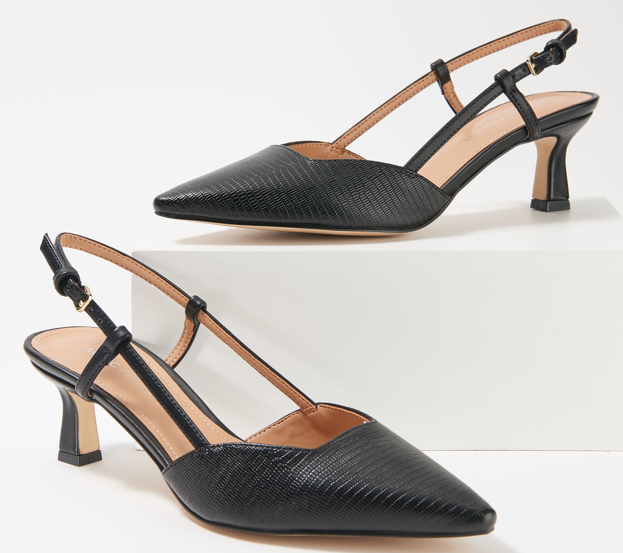 marc fisher studded kitten heels