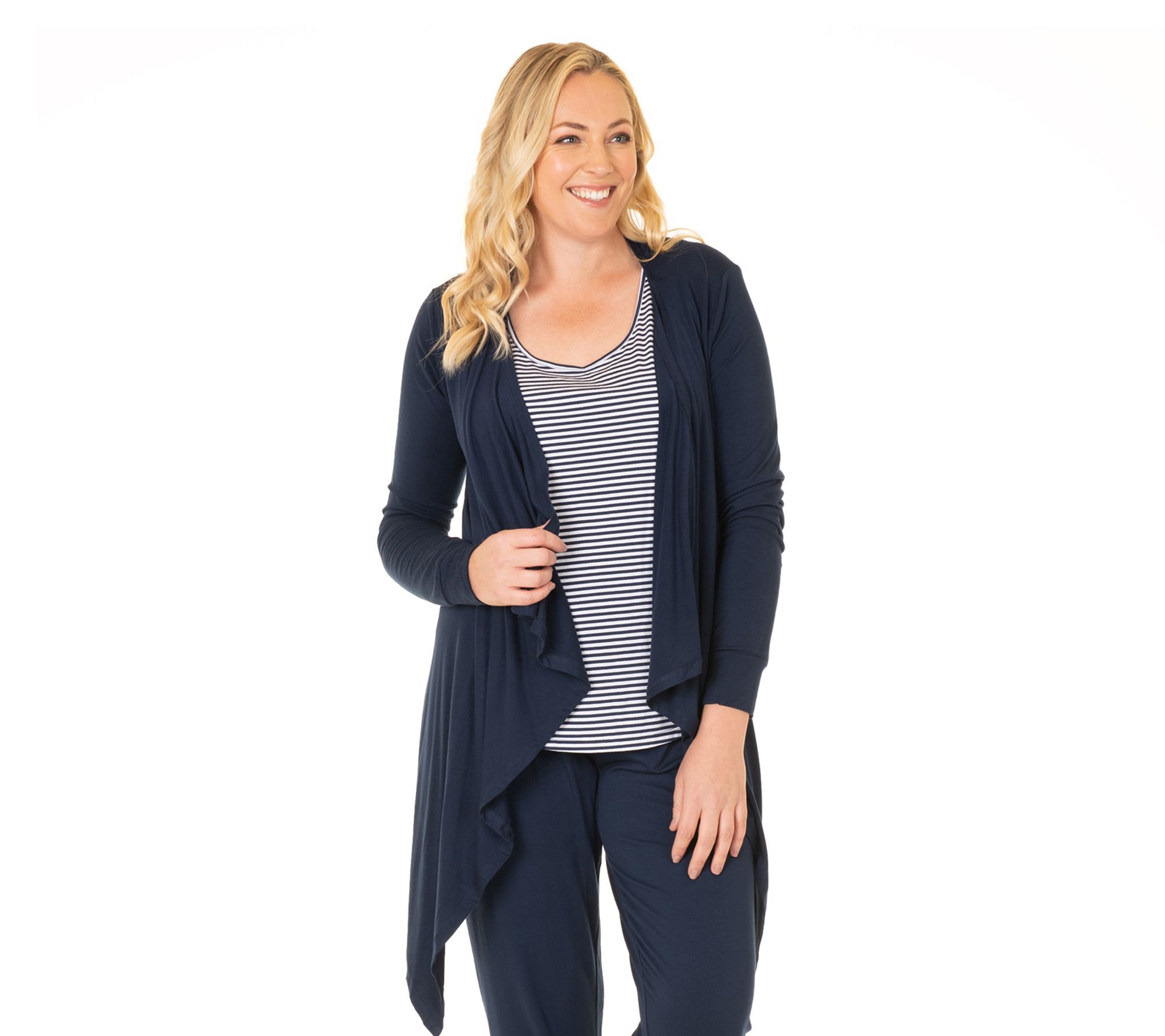 Blooming Women Waterfall Cardigan