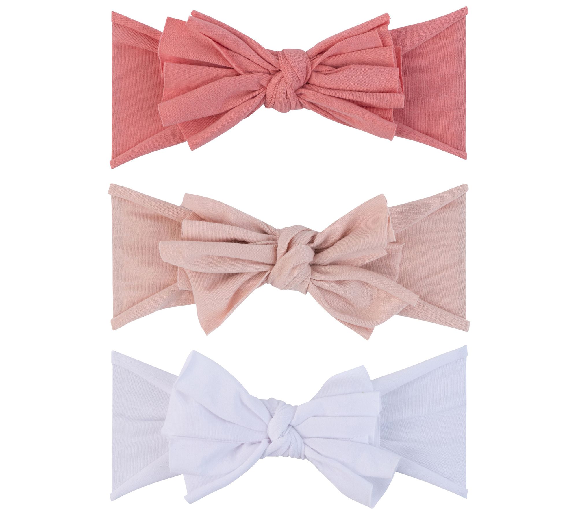 Ely's & Co. Set of 3 Jersey Cotton Bow Headbands