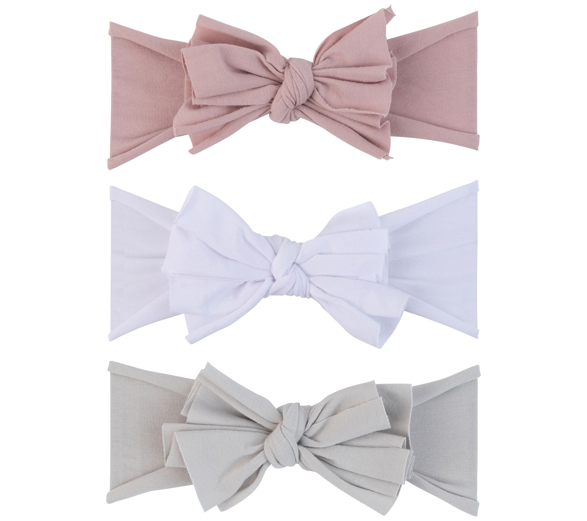 Ely's & Co. Set of 3 Jersey Cotton Bow Headbands