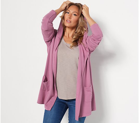 Conjugeren Nadeel pion Koolaburra by UGG Brushed Back French Terry Hooded Cardigan - QVC.com