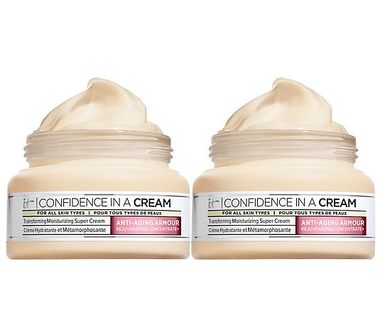 IT Cosmetics Confidence in a Cream AntiAging Moisturizing Super Cream Duo
