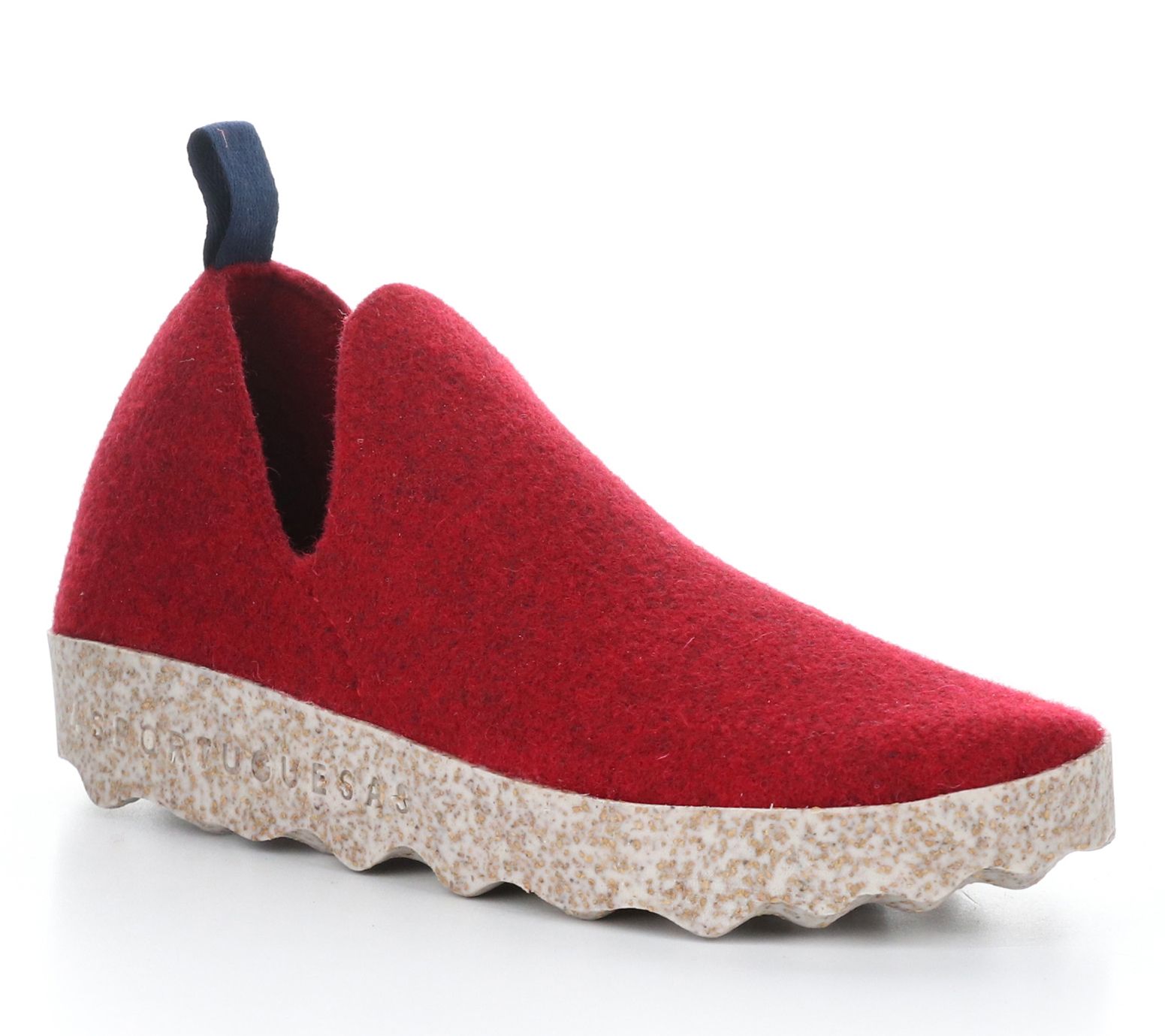 Asportuguese Tweed Slip-Ons