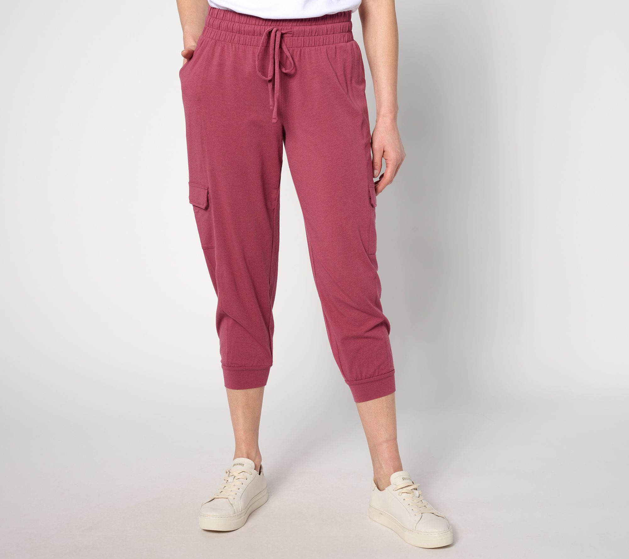 Soft Cozy Joggers, Soft Stretch Sweatpants With Pockets, Lounge