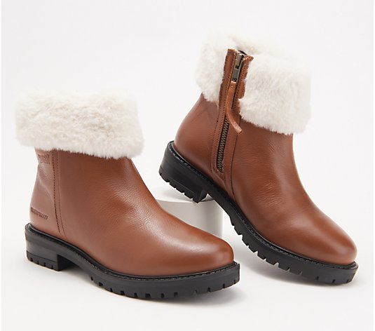 Cougar Waterproof Leather Ankle Boots - Kendal