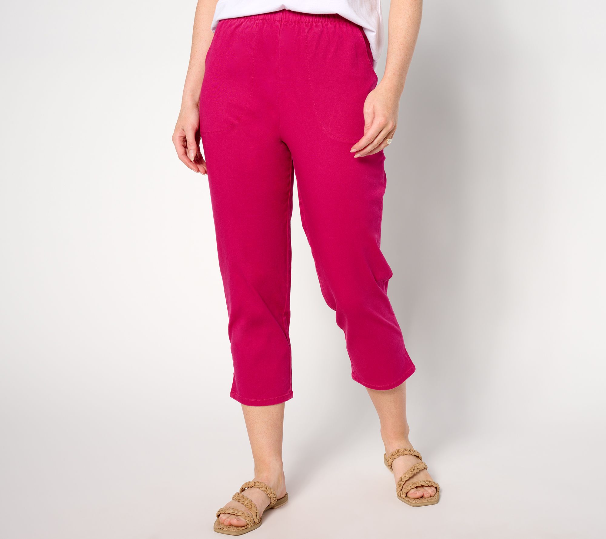 Denim & Co. Easy Stretch Regular Jegging with Seam Detail