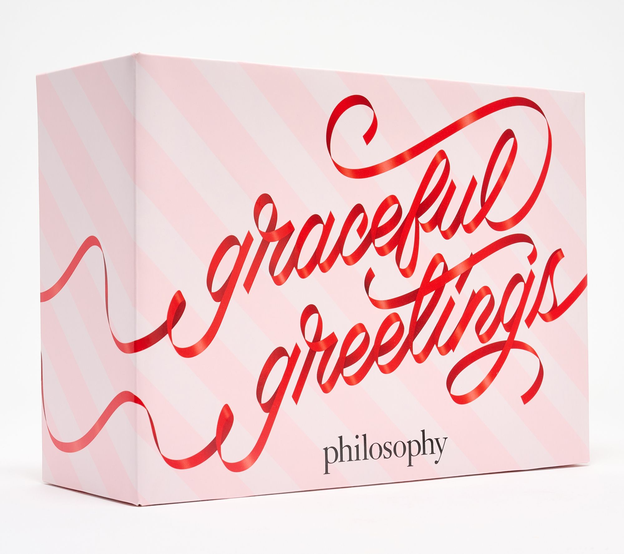 philosophy holiday wrapped in fresh cream layering set with gift box 