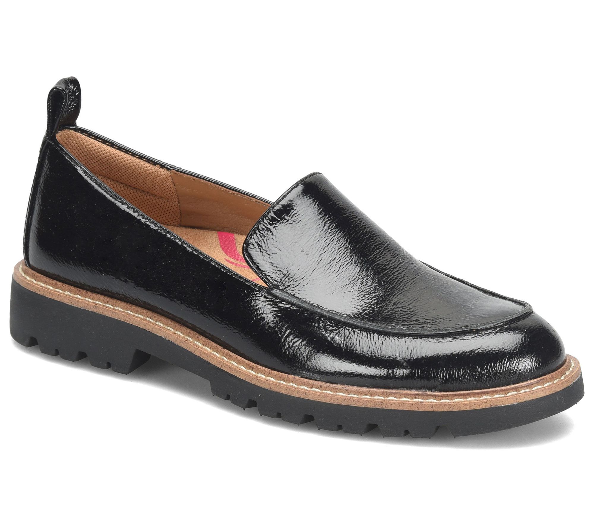 Comfortiva Leather Lugged Loafer - Lindee
