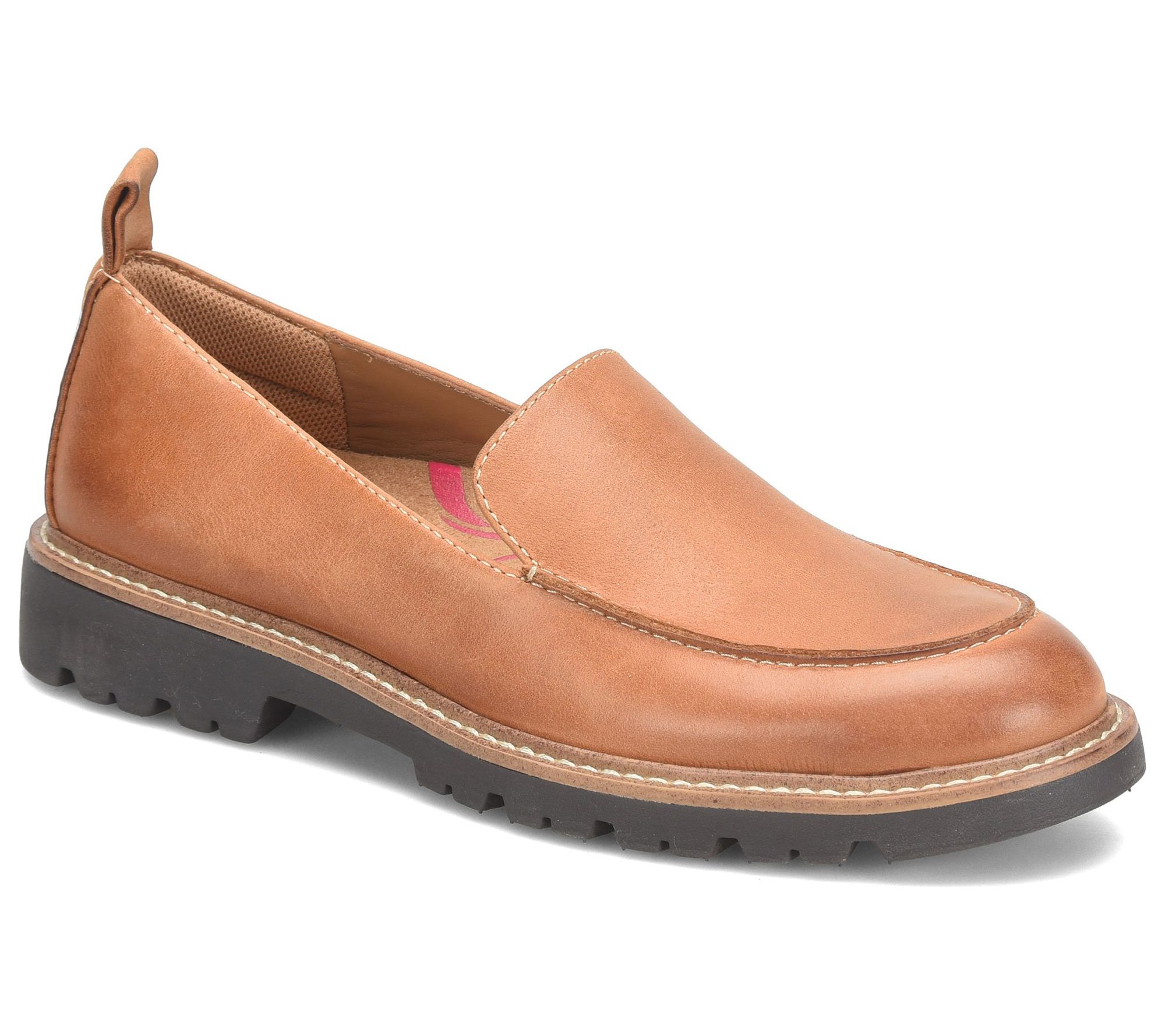 Comfortiva Leather Lugged Loafer - Lindee