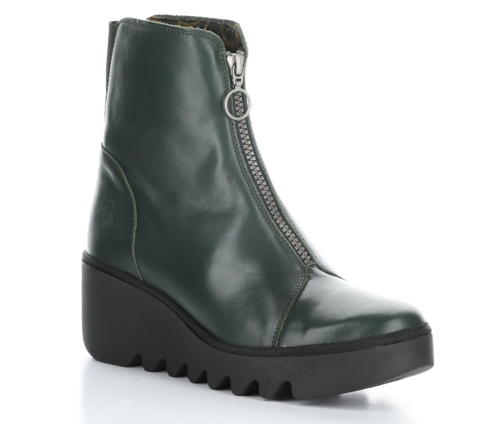 Fly London Zip Up Wedge Boots - Boce4