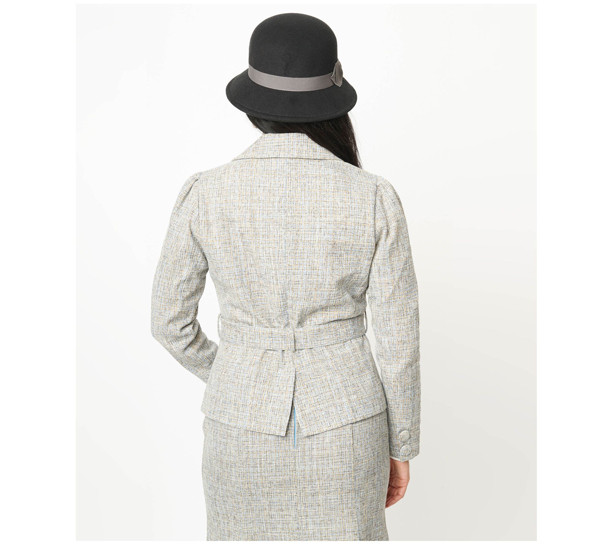 belted shawl collar jacket
