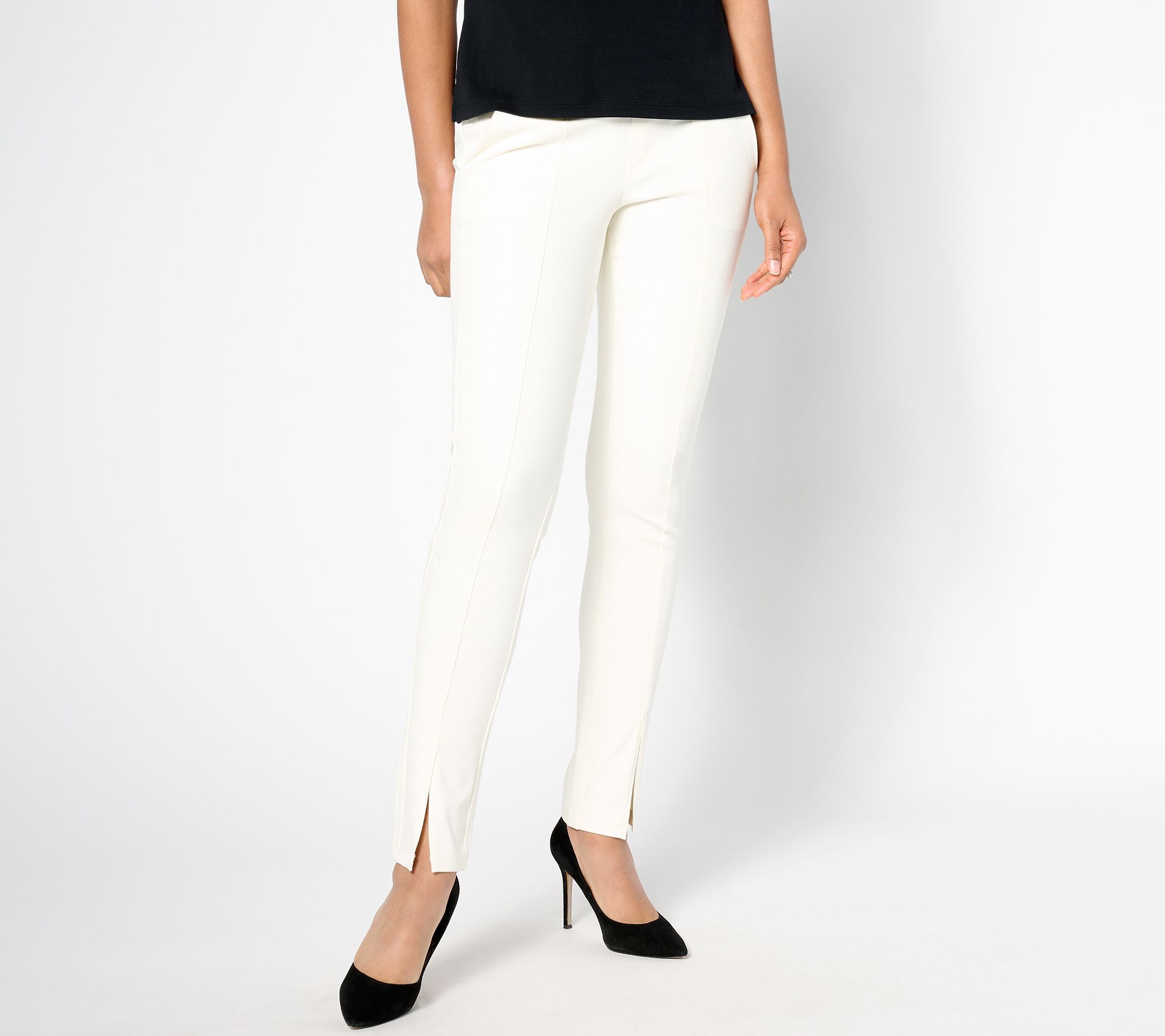 "As Is" Women with Control Prime Stretch Tall Denim Trouser
