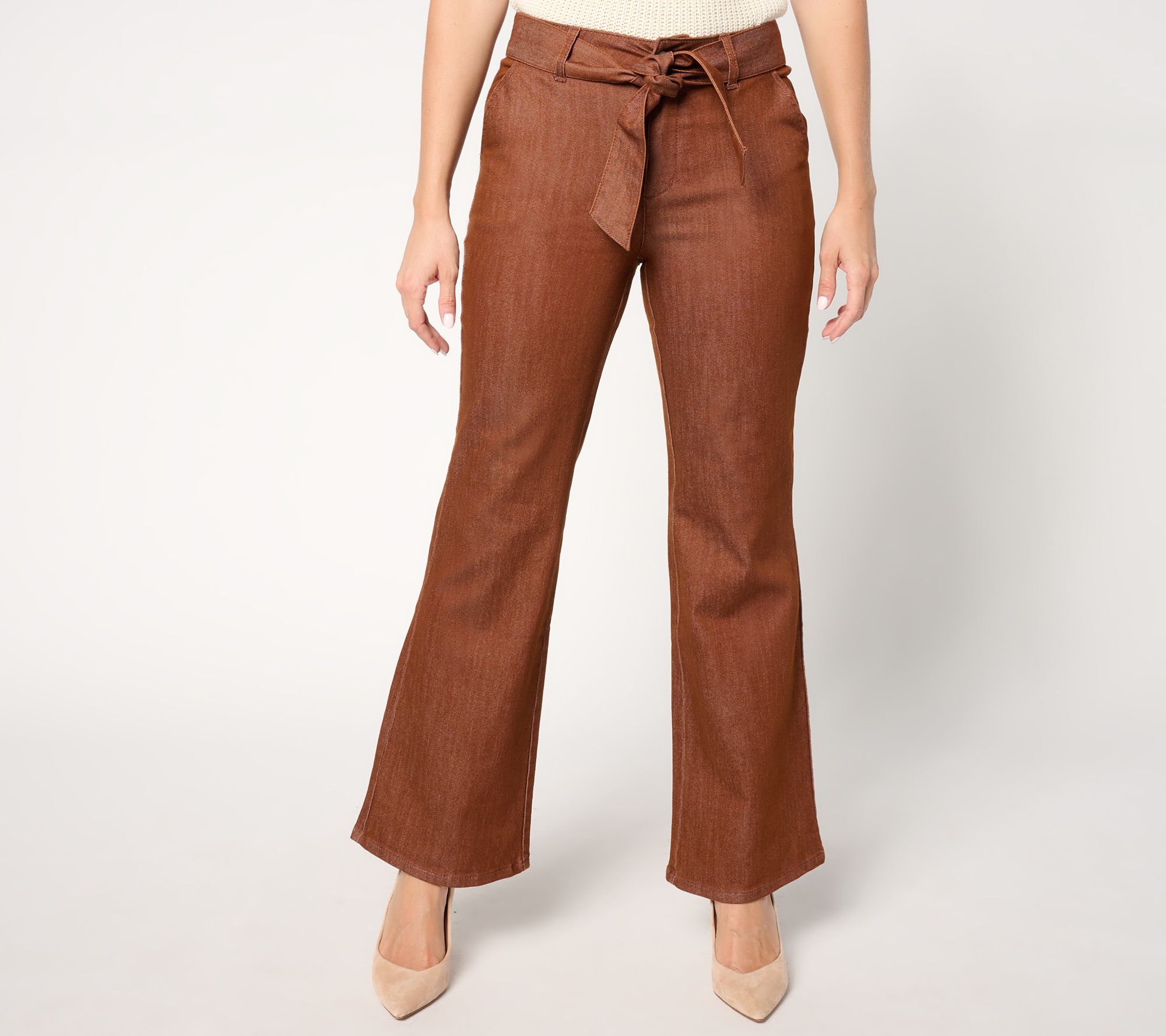 Studio Park x Shawn Killinger Regular Self-Belted FlareJean-Mocha