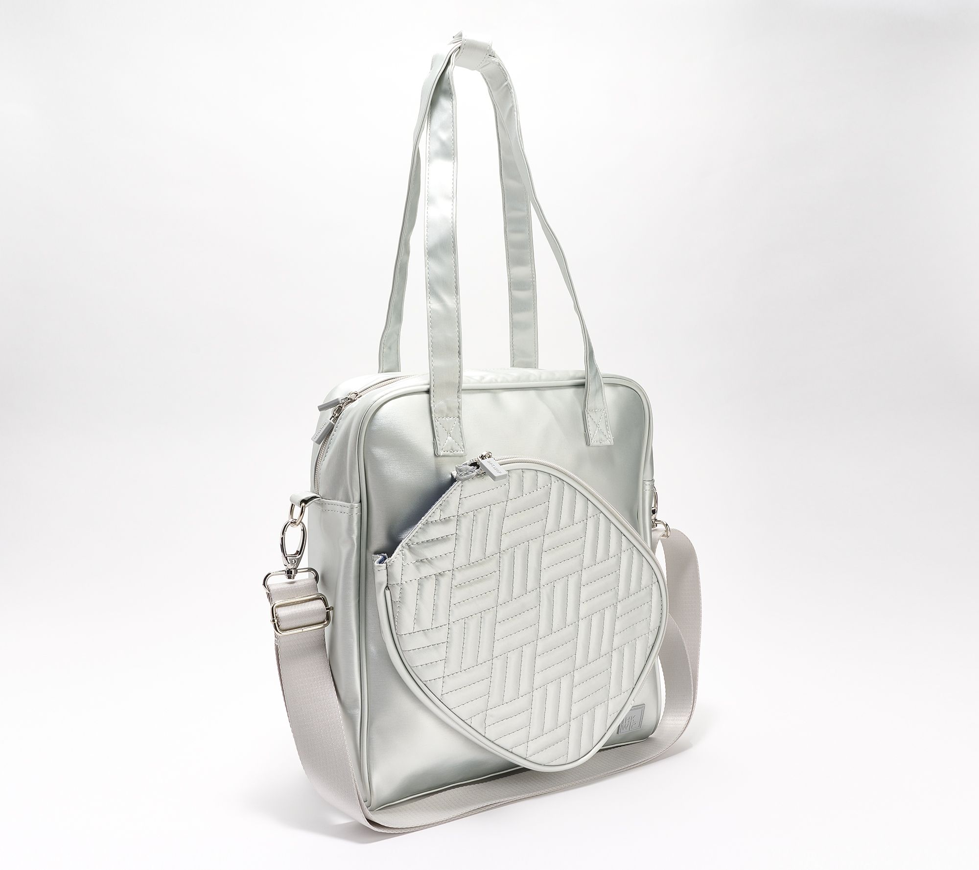 "As Is" IHKWIP Quilted Pickleball Tote with Crossbody Strap